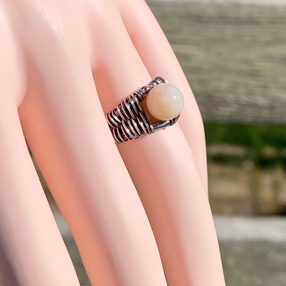 Pink Opal Ring - image 6